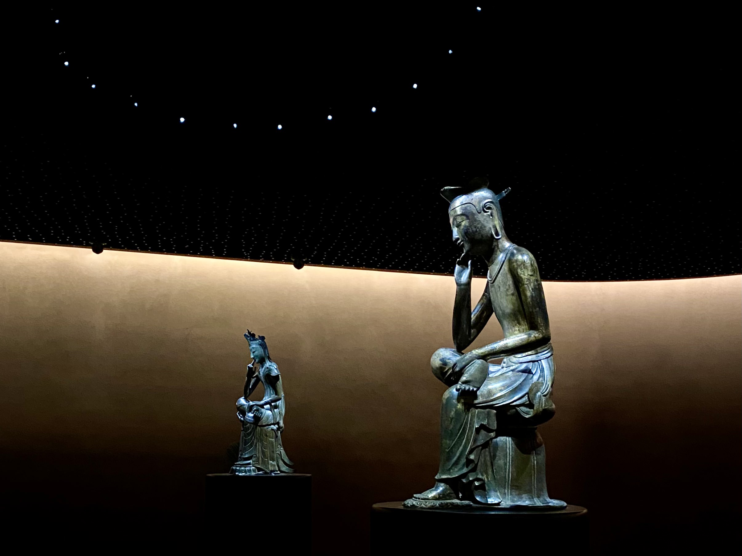 The Korean pensive bodhisattva statues