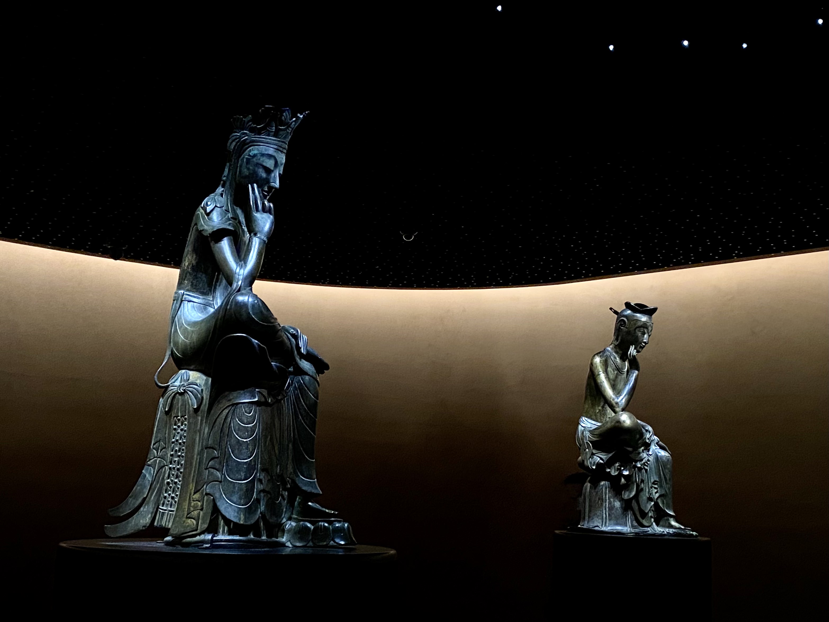 The Korean pensive bodhisattva statues